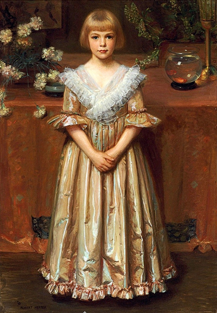 Young Girl - Girl With A Goldfish Bowl