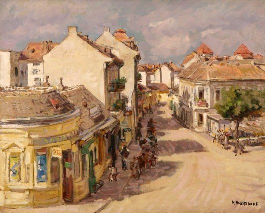 Village Street Scene