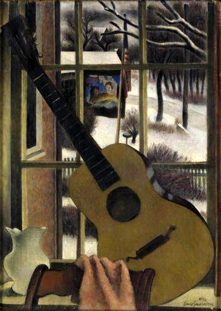 Window Still Life With Guitar