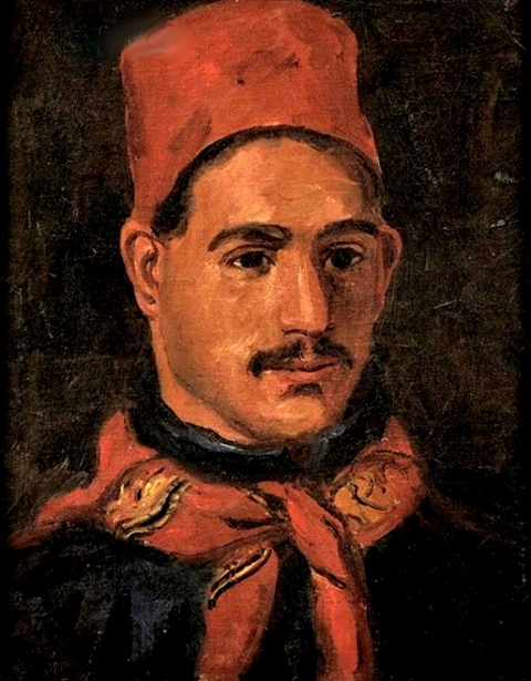 Man Wearing A Red Fez