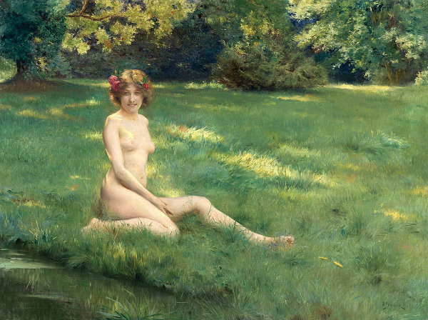 Nude On The Grass